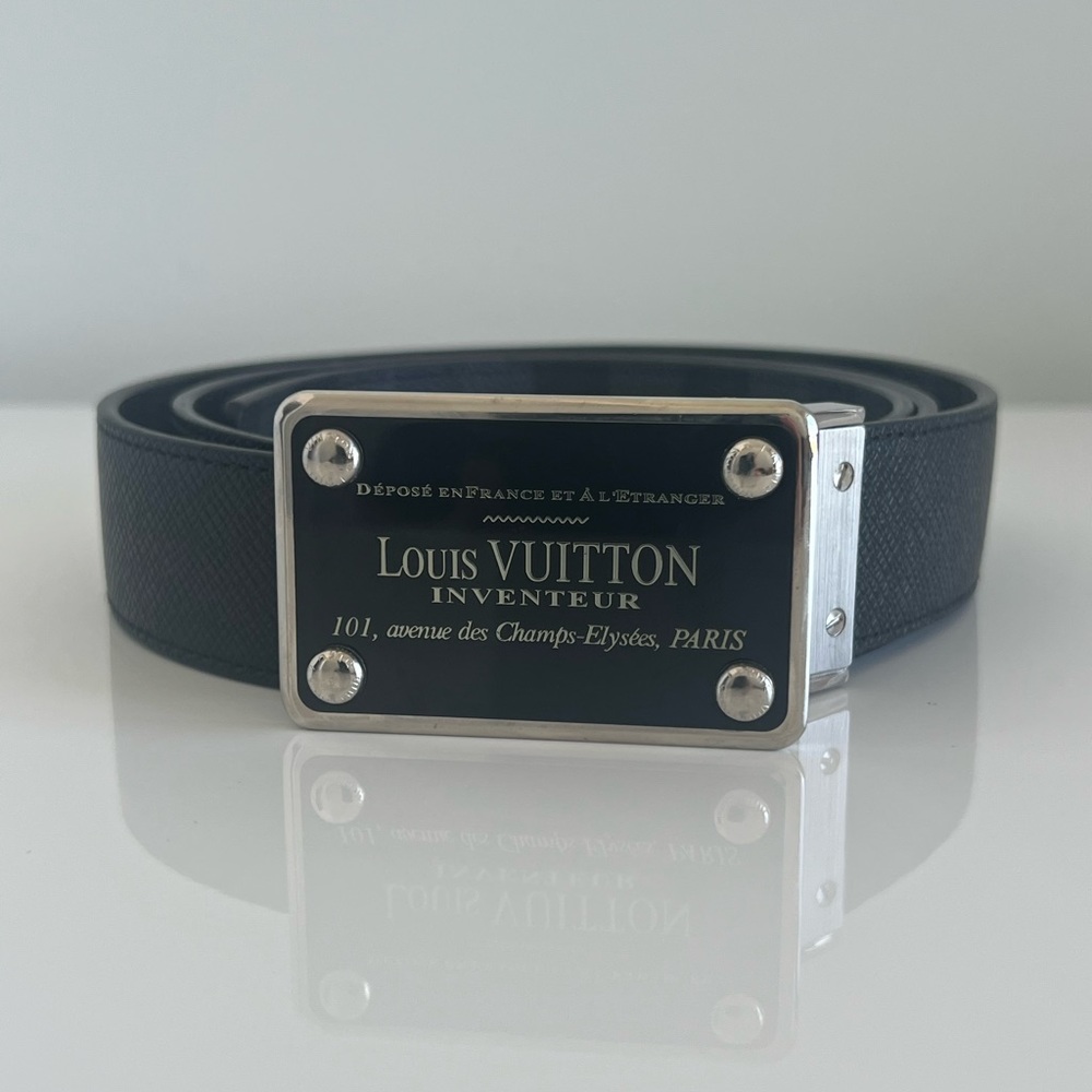 Louis Vuitton Black Belt Bag Sleek Design